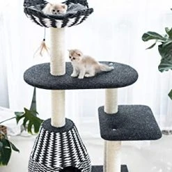 Mia's Pet Supply Ace - PetPals Cat Tree & Cat Condo-Four Level Perch & Condo Lounger Cat Toys
