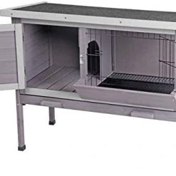 Mia's Pet Supply Aivituvin Rabbit Hutch, Wooden Bunny Cages Indoor