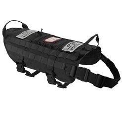 Mia's Pet Supply Tactical Dog Vest Harness & Leash Set - Durable, Adjustable, Reflective for Safety 24 Mia's Pet Supply Leashes And Harness Tactical Service Dog Vest Harness