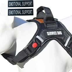 Mia's Pet Supply Reflective Dog Vest Harness - Woven Nylon & Neoprene Handle | ALBCORP Service 24 Mia's Pet Supply Leashes And Harness ALBCORP Service Dog Vest Harness - Reflective - Woven Nylon, Neoprene Handle