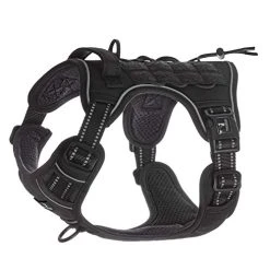 Mia's Pet Supply FIVEWOODY Tactical Dog Training Harness No Pulling Front Clip Leashes And Harness