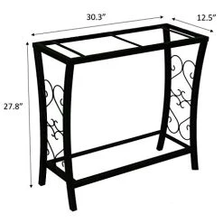 Mia's Pet Supply Fish Products Aquatic Fundamentals 55 Gallon Metal Aquarium Stand