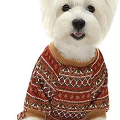 Mia's Pet Supply Fitwarm Dog Sweater Knitted Pajamas