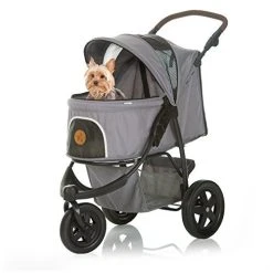 Mia's Pet Supply Luxury Pet Stroller For Puppy, Senior Dog Or Cat Travel