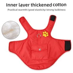 Mia's Pet Supply Doggiekit Dog Cold Weather Costs, Reversible Waterproof Warm Dogs Jacket