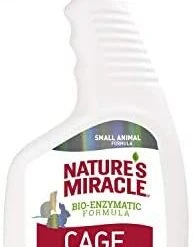 Mia's Pet Supply Nature's Miracle Cage Cleaner 24 Fl Oz, Small Animal Formula,