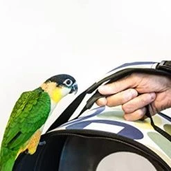 Mia's Pet Supply Soft-Sided Bird Travel Carrier with Perch - Small, Multicolor | Lightweight & Durable Pet Travel Bag 12 Mia's Pet Supply Prevue Pet Products Soft Sided Bird Travel Carrier With Perch Small, Multicolor