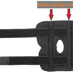 Mia's Pet Supply Apparel Powerful Dog Canine Rear Leg Hock Joint Brace With Metal Spring Strips