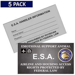 Mia's Pet Supply Premium Small Emotional Support Dog Vest