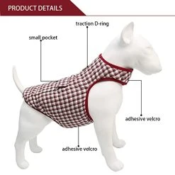 Mia's Pet Supply Doggiekit Dog Cold Weather Costs, Reversible Waterproof Warm Dogs Jacket