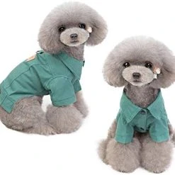 Mia's Pet Supply Vivid Dust Coat Colorful Denim Dog Jacket Apparel