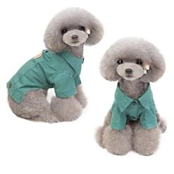 Mia's Pet Supply Vivid Dust Coat Colorful Denim Dog Jacket Apparel