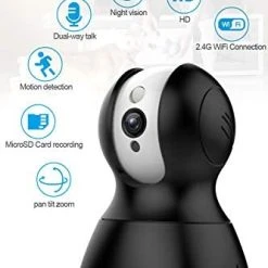 Mia's Pet Supply Training IMILLET WiFi Pet Camera Dog Camera With Phone App FHD