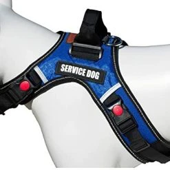 Mia's Pet Supply Reflective Dog Vest Harness - Woven Nylon & Neoprene Handle | ALBCORP Service 20 Mia's Pet Supply Leashes And Harness ALBCORP Service Dog Vest Harness - Reflective - Woven Nylon, Neoprene Handle