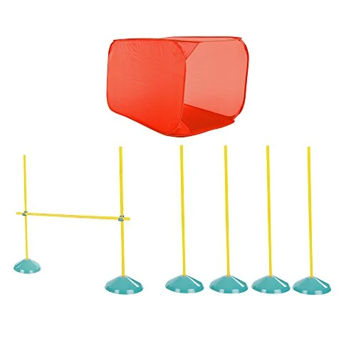 Outward Hound ZipZoom Indoor Dog Agility Training Kit for Dogs - Fun & Interactive Pet Training Set 1 Mia's Pet Supply Outward Hound ZipZoom Indoor Dog Agility Training For Dogs : Outward Hound