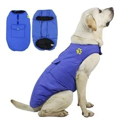 Mia's Pet Supply Doggiekit Dog Cold Weather Costs, Reversible Waterproof Warm Dogs Jacket
