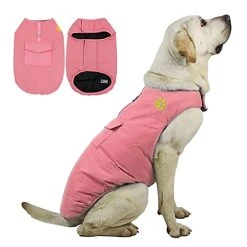 Mia's Pet Supply Doggiekit Dog Cold Weather Costs, Reversible Waterproof Warm Dogs Jacket