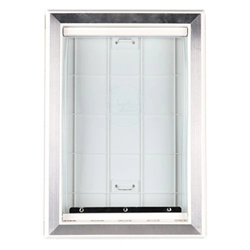 BarksBar Large Plastic Dog Door with Aluminum Lining - Durable Pet Door for Houses, Pens & Crates 1 Mia's Pet Supply : BarksBar Large Plastic Dog Door With Aluminum Lining Houses, Pens & Crates