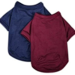 Mia's Pet Supply Dog Shirts Blank T-Shirt Cotton Pet Clothes