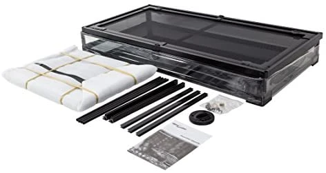 REPTI ZOO Reptile Glass Terrarium Tank - Double Hinge Door with Screen Ventilation for Reptiles, Amphibians, and Small Pets 7 Mia's Pet Supply REPTI ZOO Reptile Glass Terrarium Tank Double Hinge Door With Screen Ventilation Houses, Pens & Crates