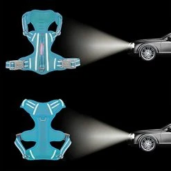 Mia's Pet Supply BARKBAY No Pull Dog Harness Large Step In Reflective Dog Harness Leashes And Harness