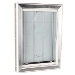 BarksBar Large Plastic Dog Door with Aluminum Lining - Durable Pet Door for Houses, Pens & Crates 7 Mia's Pet Supply : BarksBar Large Plastic Dog Door With Aluminum Lining Houses, Pens & Crates