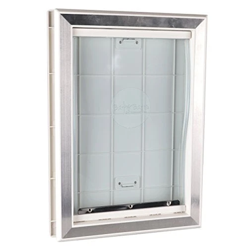 BarksBar Large Plastic Dog Door with Aluminum Lining - Durable Pet Door for Houses, Pens & Crates 3 Mia's Pet Supply : BarksBar Large Plastic Dog Door With Aluminum Lining Houses, Pens & Crates