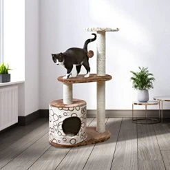 Mia's Pet Supply TRIXIE Casta Cat Tree With Condo