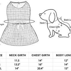 Mia's Pet Supply Plaid Fleece Dog Jacket for Large Dogs - Cozy & Stylish Apparel 12 Mia's Pet Supply Apparel Plaid Fleece Dress Dog Jacket For Large Dogs