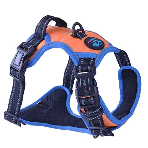 Mia's Pet Supply 2019 Upgraded No-Pull Dog Harness - 3M Reflective Adjustable Vest for Dogs 13 Mia's Pet Supply Leashes And Harness PHOEPET 2019 Upgraded No Pull Dog Harness, 3M Reflective Adjustable Vest