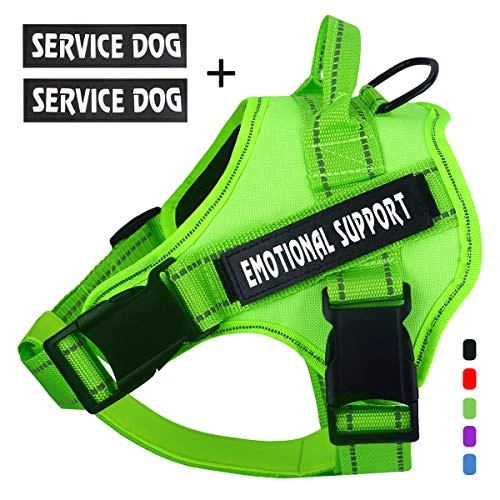 Mia's Pet Supply No-Pull Emotional Support Pet Vest Harness - Reflective, Breathable & Adjustable for Cats & Dogs 9 Mia's Pet Supply Leashes And Harness No-Pull Emotional Support Pet Vest Harness, Reflective Breathable And Adjustable