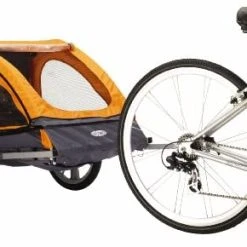 Mia's Pet Supply Instep Quick-N-EZ Double Tow Behind Bike Trailer Travel