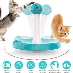 Mia's Pet Supply Newest Cat Laser Toy, Upgraded Interactive Tumbler Laser Toys