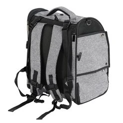 Mia's Pet Supply Petsfit Bird Carrier With Stainless Steel Bowl, Slide Tray