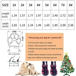 Mia's Pet Supply Dog Winter Shoes, Dog Boots Apparel
