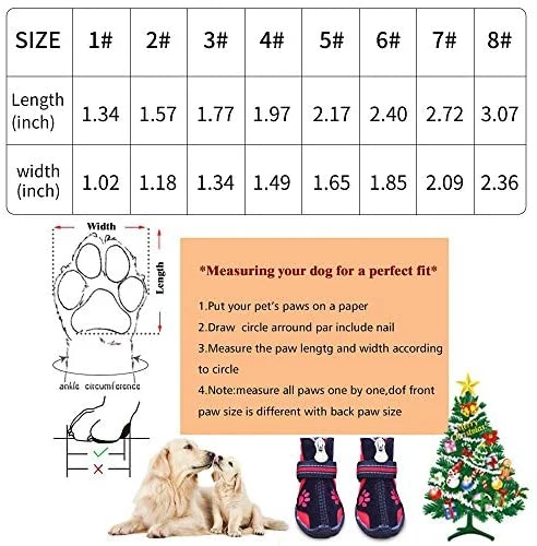 Mia's Pet Supply Dog Winter Shoes - Waterproof Dog Boots for Cold Weather, Durable & Comfortable Dog Apparel 2 Mia's Pet Supply Dog Winter Shoes, Dog Boots Apparel