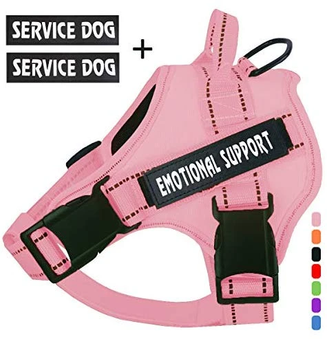 Mia's Pet Supply No-Pull Emotional Support Pet Vest Harness - Reflective, Breathable & Adjustable for Cats & Dogs 13 Mia's Pet Supply Leashes And Harness No-Pull Emotional Support Pet Vest Harness, Reflective Breathable And Adjustable