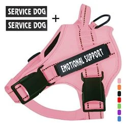 Mia's Pet Supply No-Pull Emotional Support Pet Vest Harness - Reflective, Breathable & Adjustable for Cats & Dogs 31 Mia's Pet Supply Leashes And Harness No-Pull Emotional Support Pet Vest Harness, Reflective Breathable And Adjustable
