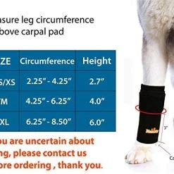 Mia's Pet Supply Pair Of NeoAlly Dog Front Leg Braces Canine Carpal Support