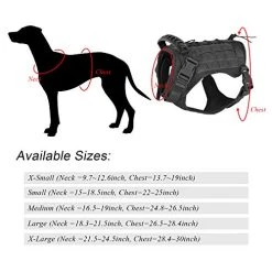 Mia's Pet Supply Tactical Dog Vest Harness & Leash Set - Durable, Adjustable, Reflective for Safety 21 Mia's Pet Supply Leashes And Harness Tactical Service Dog Vest Harness
