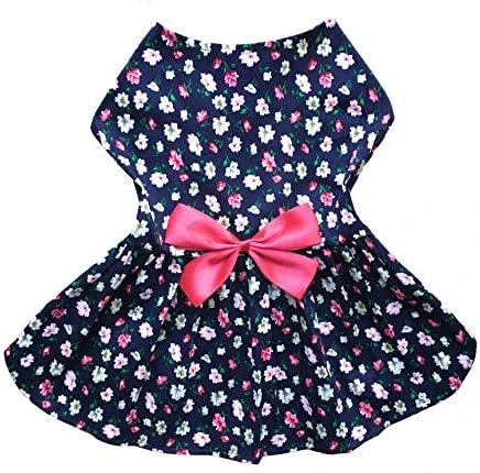 Mia's Pet Supply Puppy Dog Dress - Cute Princess Bowknot Apparel for Small Dogs 1 Mia's Pet Supply Petroom Puppy Dog Dress, Cute Princess Bowknot Dresses Apparel