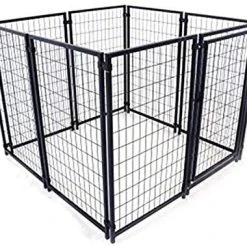 Mia's Pet Supply ALEKO DK5X5X4SQ Pet System DIY Box Kennel