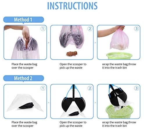 Mia's Pet Supply Non-Breakable Pooper Scooper for Dogs and Cats - Durable & Hygienic Pet Waste Cleanup Tool 5 Mia's Pet Supply Hygiene PPOGOO Non-Breakable Pet Pooper Scooper For Dogs And Cats