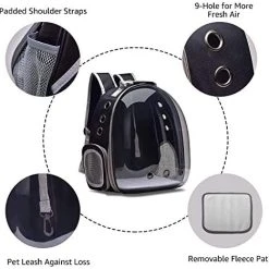 Mia's Pet Supply Henkelion Cat & Dog Carrier Backpack - Lightweight & Travel-Friendly 12 Mia's Pet Supply Travel Henkelion Cat Carrier Dog Carrier Backpack
