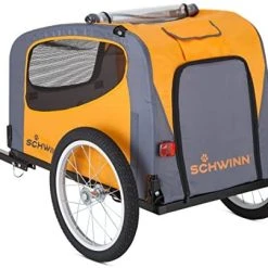 Mia's Pet Supply Schwinn Rascal Bike Pet Trailer for Dogs - Small & Large Breeds, Orange 13 Mia's Pet Supply Schwinn Rascal Bike Pet Trailer, For Small And Large Dogs, Small, Orange