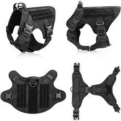 Mia's Pet Supply Tactical Dog Harness Vest with Handle - Large Size, Durable & Comfortable for Dogs 22 Mia's Pet Supply Leashes And Harness Tactical Dog Harness Vest Large With Handle