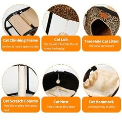 Mia's Pet Supply Cat Tree for Large Cats - Super Stable Cat Furniture with Scratching Posts & Perches 23 Mia's Pet Supply Cat Tree For Large Cats Super Stable Cat Furniture