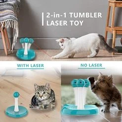 Mia's Pet Supply Newest Cat Laser Toy, Upgraded Interactive Tumbler Laser Toys