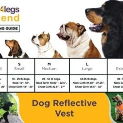 Mia's Pet Supply 4LegsFriend Dog Safety Reflective Vest