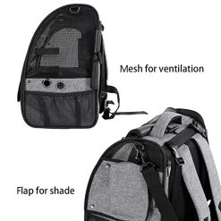 Mia's Pet Supply Petsfit Bird Carrier With Stainless Steel Bowl, Slide Tray